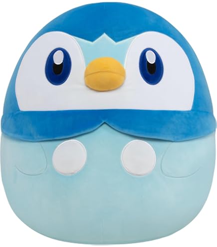 Amazon.com: Squishmallows Pokemon 14-Inch Piplup Plush - Add