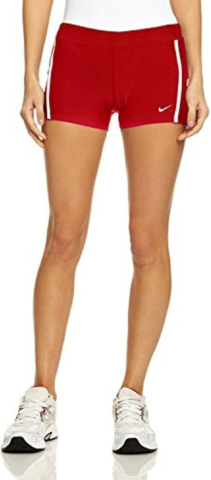 Amazon.com: Nike Women's Running Tempo Boy Short 603642 (Medium, Team Red/White): Clothing
