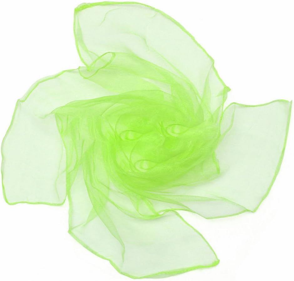 Colorido Women Stylish Candy Color Soft Chiffon Silk Square Neck Scarf Wrap Shawl