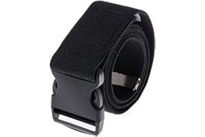 COW&COW Gait Belt 60inch - Transfer and Walking Assistance with Quick Release Buckle for Caregiver Nurse Therapist 2 inches(Black)