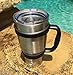 Active Handle For Yeti Rambler Tumbler 30 Ounce - Berg, RTIC & SIC Cups 30 OZ Sizes & Most Other Models In 30 OZ (Black Handle Only)