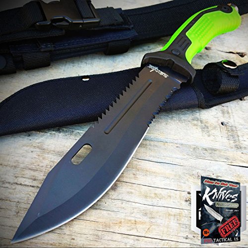 13" TACTICAL ARMY SURVIVAL Rambo Hunting FIXED BLADE Limited Edition Elite Knife Bowie w/ SHEATH + free eBook by ProTactical'US