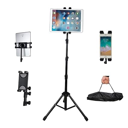 Adjustable Tablet Phone Floor Stand Holder For 4 7 13 Iphone