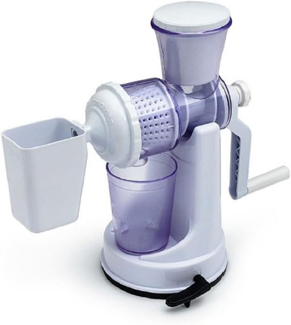 Amiraj Plastic Manual Juicer Set, 2-Pieces, White