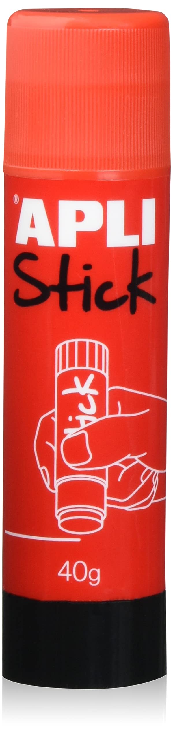 Apli Kids 40gm Large Glue Sticks - Red (Box of 1)