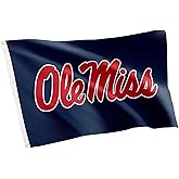 Desert Cactus University of Mississippi Flag Rebels Ole Miss U of M Banners 100% Polyester Indoor Outdoor 3x5 feet Flags (Design X)