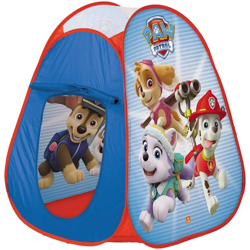 Mondo Toys - Paw Patrol Pop-Up Tent - Play Tent for Boys/Girls - Easy to Assemble/Easy to Open - Carry Bag Included - 28388