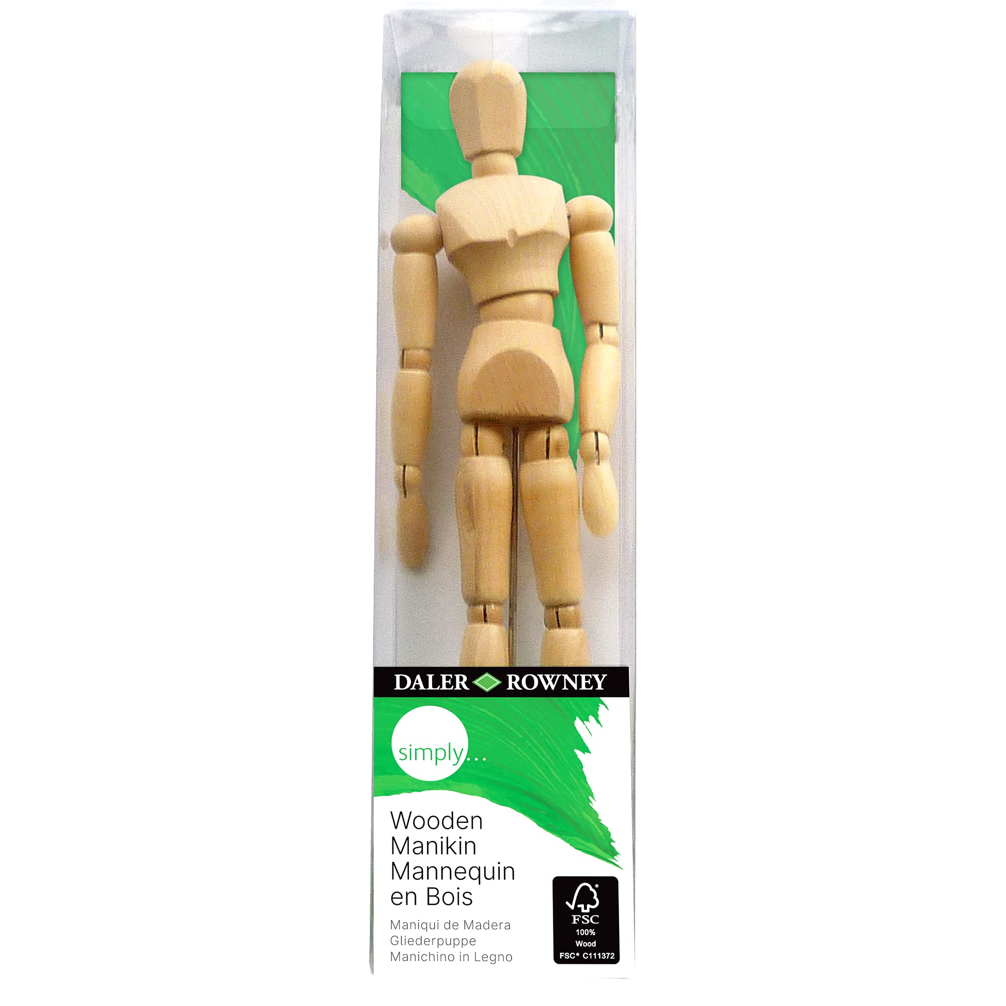 Daler-Rowney Simply Accessories, approx. 7.87in - 20 cm, Plastic Box
