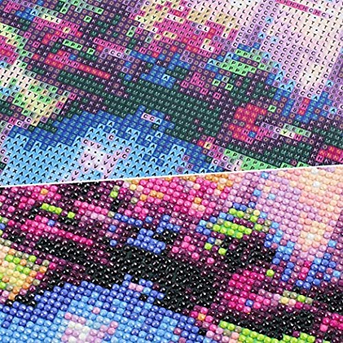 DIY 5D Diamond Painting by Number Kit, Full Drill Dusk Eagles Animal Embroidery Cross Stitch Rhinestone Pictures Arts Craft Home Wall Decor 12 x16inch