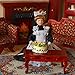 Dolls House Miniature 1:12 Scale Porcelain Victorian Maid Servant in Uniform
