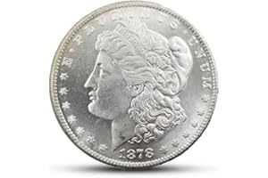 GENERIC 1878 S Morgan Silver Dollars, Antique U.S. Coins, American Old Coins for Collectors, Vintage Historical Decor Coin Collection, Lucky Commemorative Gifts, Complete Set Morgan Dollar