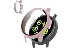 Kimiyaki for Garmin vivoactive 5 Screen Protector Case [Full Coverage], Hard PC Bumper All-Around Protective Accessories for Garmin vivoactive 5 Built-in Tempered Glass Film