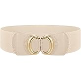 JASGOOD Women Wide Waist Belt Vintage Elastic Belt for Dress Fashion Stretchy Belt