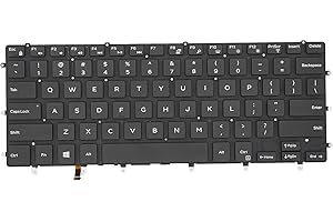 LIXSUNTEK Replacement Keyboard for Dell XPS 15 9550 9560 9570, Precision 5510 5520 5530 5540 & inspiron 15 7558 7568 Dell Pre