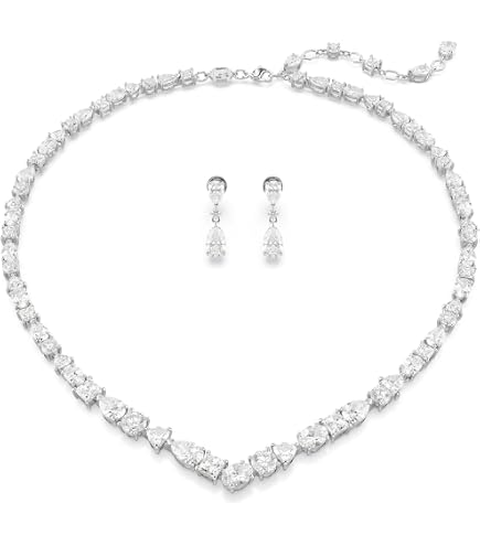 SWAROVSKI Silver Crystal Cityシリーズ ５点セット Amazon.com: SWAROVSKI Crystal Angelic All Around Set - Rhodium