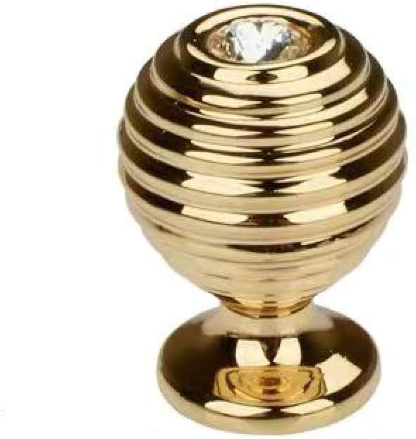 CLSMYLFB Schubladengriffe Gold Kristall Schrank Griff Küche Schublade