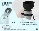 Pecute Dog Water Bottle 350ml Lightweight Portable Water Dispenser Grey view 6