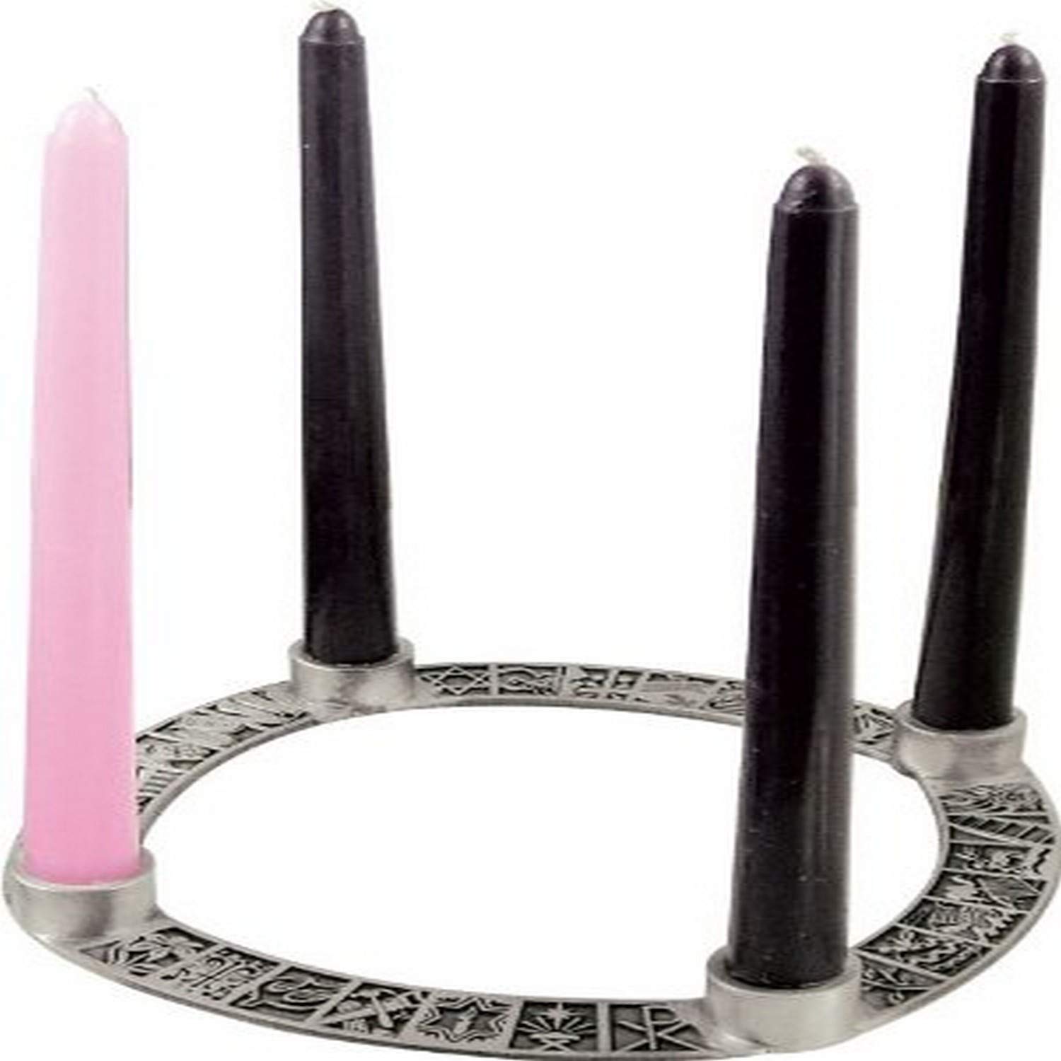 Cathedral Art Jesse Tree (Abbey & CA Gift) Diameter Advent Candleholder Wreath