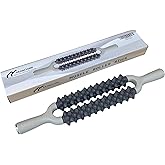 Double Row Muscle Roller Stick, One-Piece Rolling Design for Large Muscle Groups, Manual Muscle Massage Tool for Athletes & Runners, Portable Recovery Roller – Practical Fitness Gift.