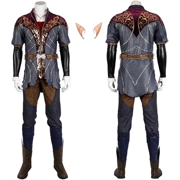 Amazon.com: Howenlthy Adult Baldurs Gate Cosplay Astarion Camp Costume Mens  Game Halloween Outfit Medieval Shirt Vampire Uniform Suit (Brown Suit,  X-Small) : Clothing, Shoes & Jewelry