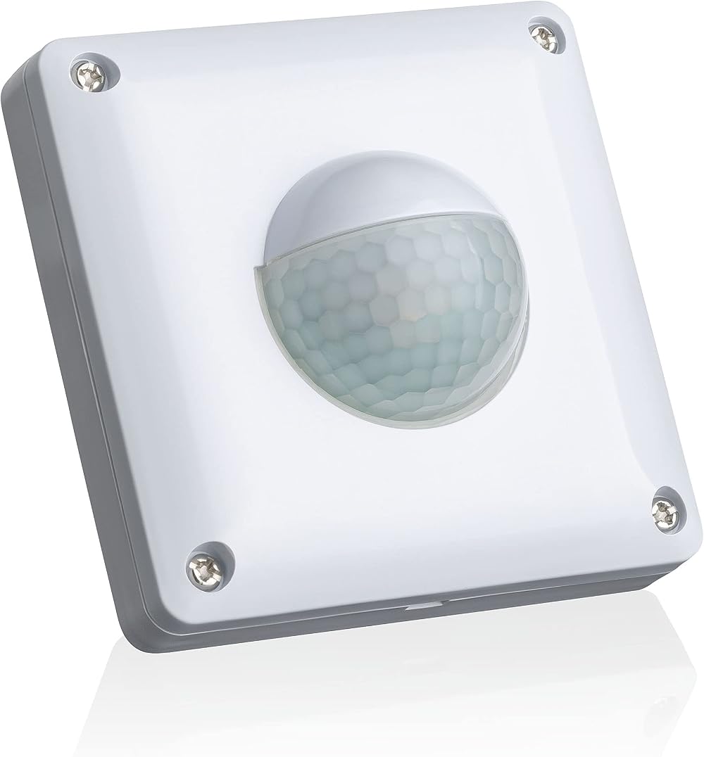 SEBSON PIR Motion Sensor Light Switch Outdoor Flush Mount 10m 190° IP65 LED