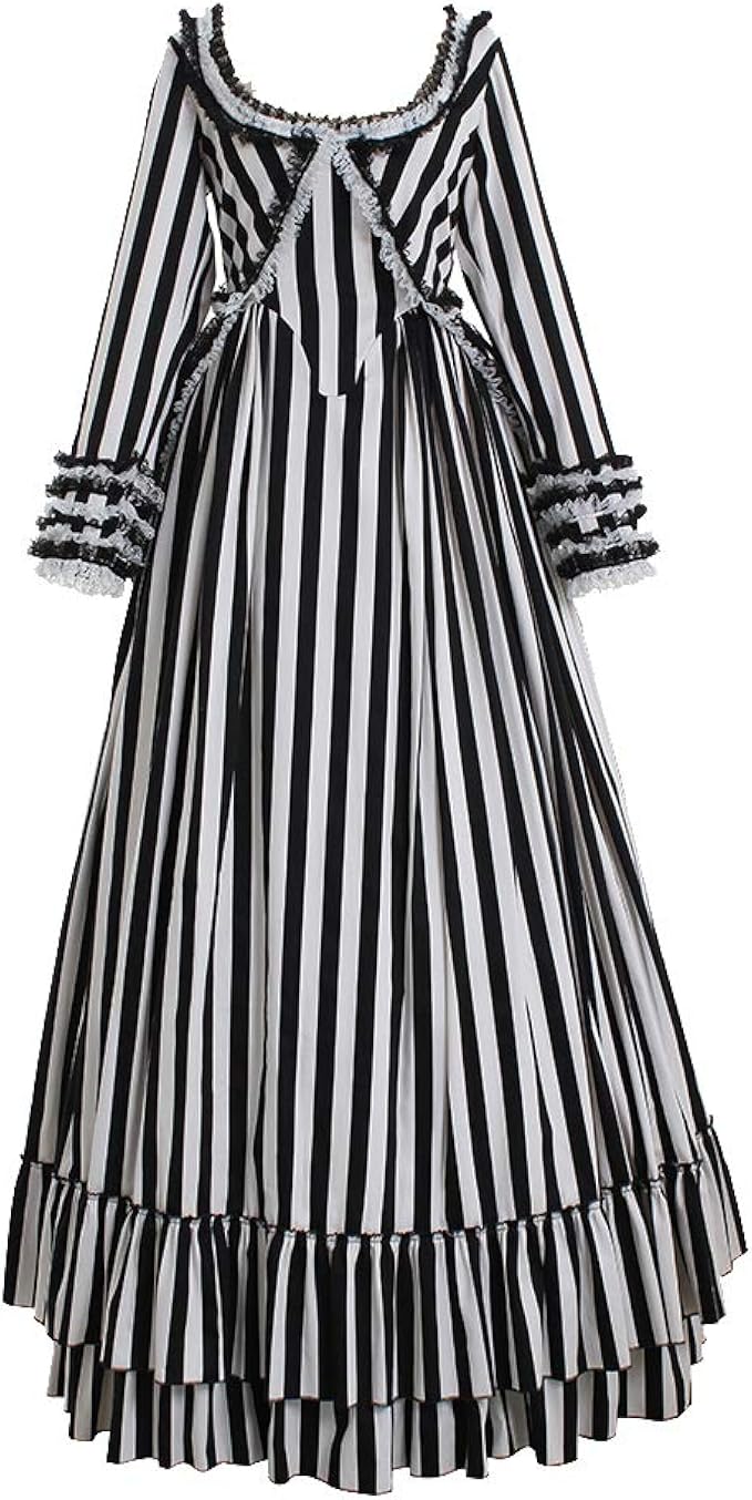 Sleepy Hollow Katrina Van Tassel Costume Dress Black and