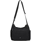 Zlineviy Canvas Messenger Bag for Women Men Crossbody Tote Bag with Multiple Pockets Vintage Satchel