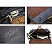 Men's Messenger Bag Classic Vintage Leather Shoulder Bags Crossbody Bags Business Briefcase Composite Leather Casual Bag (Brown)