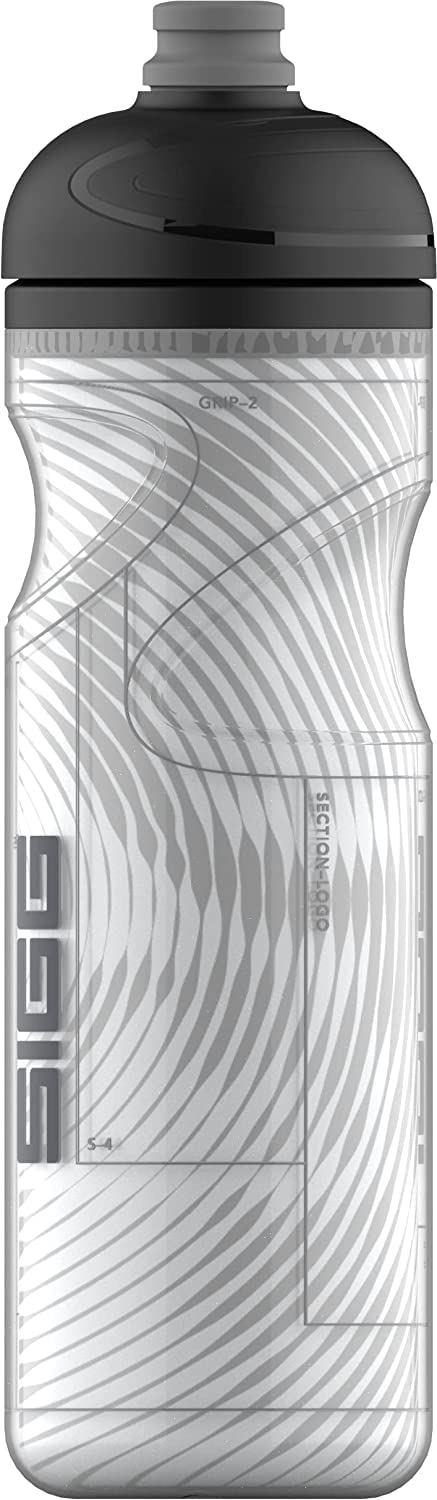 Sigg - Soft Bike Water Bottle - Pulsar White - Squeezable - Dishwasher Safe - Lightweight - Leakproof - BPA Free - 0.65 L