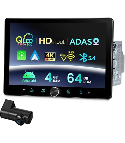 XTRONS Android 10 ヘッドユニット Amazon.com: XTRONS 10.1 Inch Double Din Android Car Stereo with