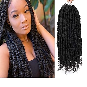 Amazon Com Mobok 2 Bomb Twist Hair With Curly Ends 18inch