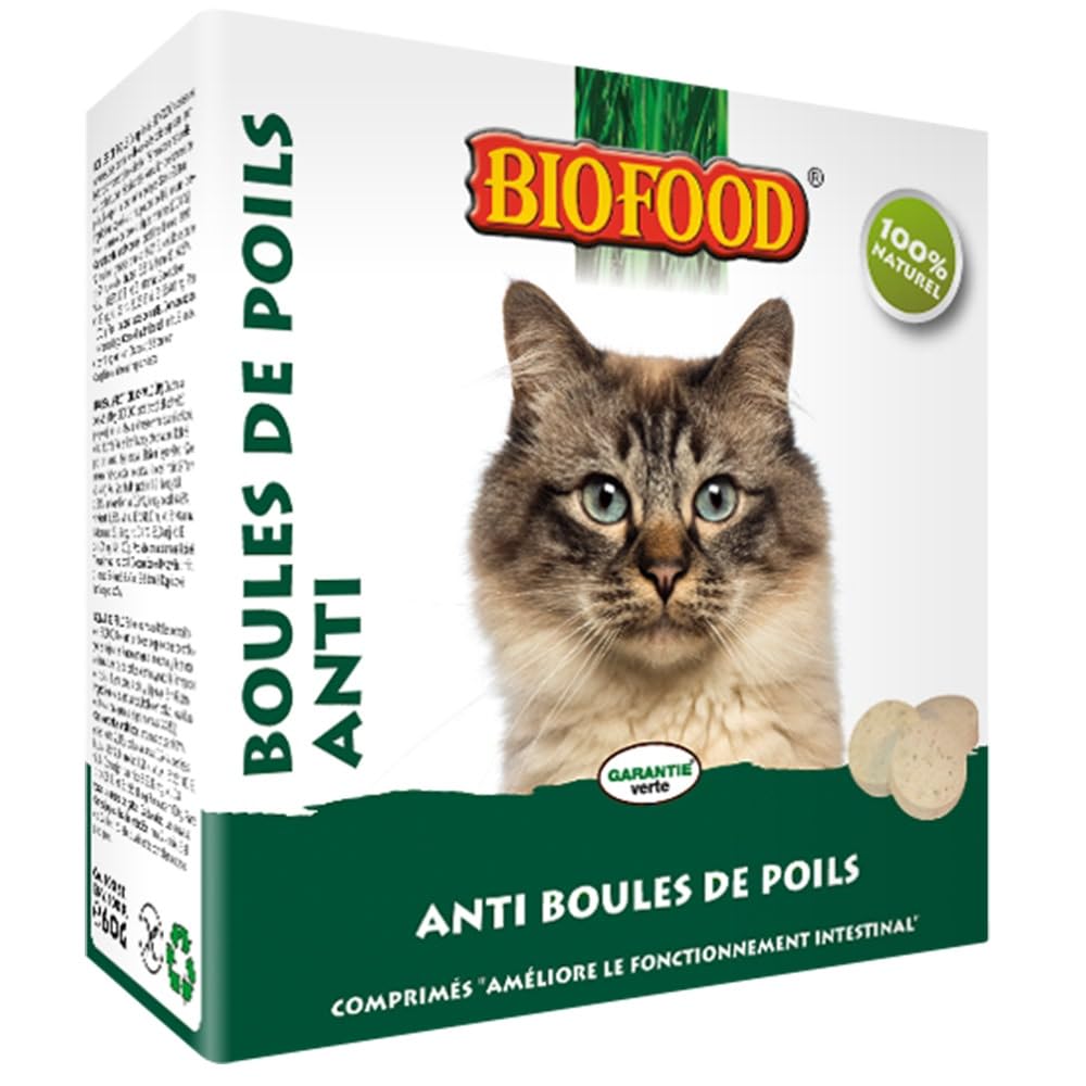 Biofood Anti-Hairball Treatment for Cats 100 Tablets