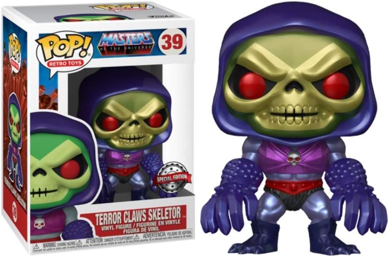 Funko POP! Vinyl: Masters Of the Universe, Skeletor With Terror Claws, Metallic, Masters Of the Universe