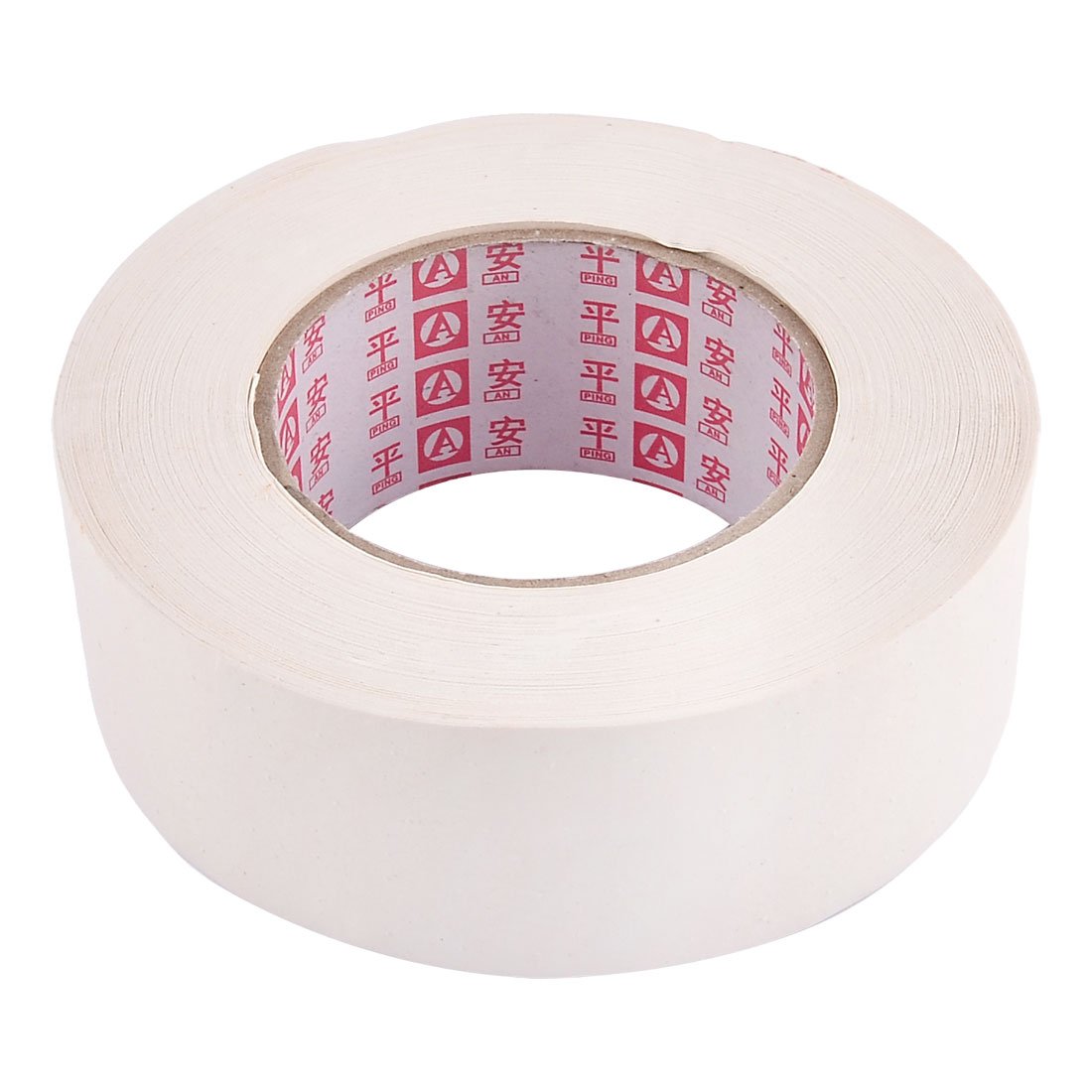 sourcing map Paper Drywall Plasterboard Joint Tape Roll 14cm Dia Drywall Repair Tape for Wall Crack Repair Seam Patch White