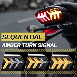 KICRY Tail Light with Turn Signals Led Integrated