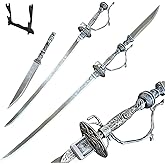 39“/47”/51" Bloodborne Ludwig Sword Metal,Lady Maria Sword Moonlight Cursed Holy Sword with Pegboard