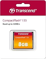 Transcend 8GB CompactFlash 133 Memory Card CF Card Ultra DMA 4 DSLR TS8GCF133 view 2