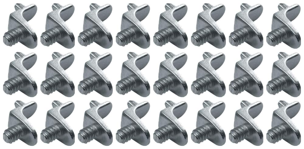 Hafele 2 x 12 Shelf Support Lug Pins Studs Steel 5mm Kitchen Bedroom
