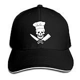 NVJUI JUFOPL Men's Skull Chef Baseball Cap, Knives