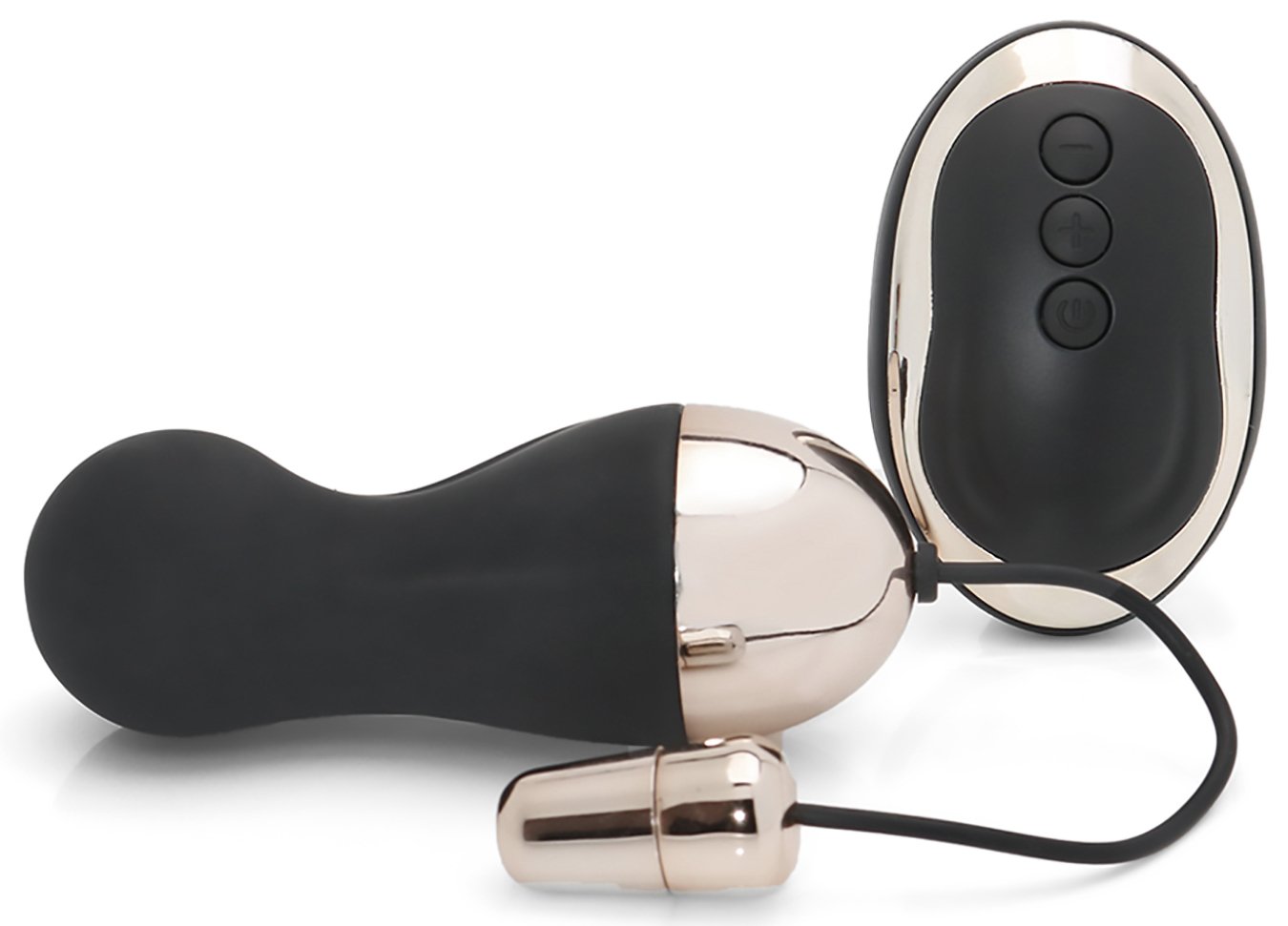 Badboy Wireless Remote Control Beads Egg Vibrator Black Silicone G-spot Vibrating Bullet Viberate for Women Couple Rechargeable&Waterproof