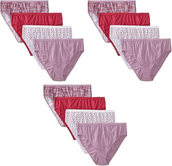 Hanes Women's HiCut Lace Effects Panty (Pack of 6) Amazon.co.uk