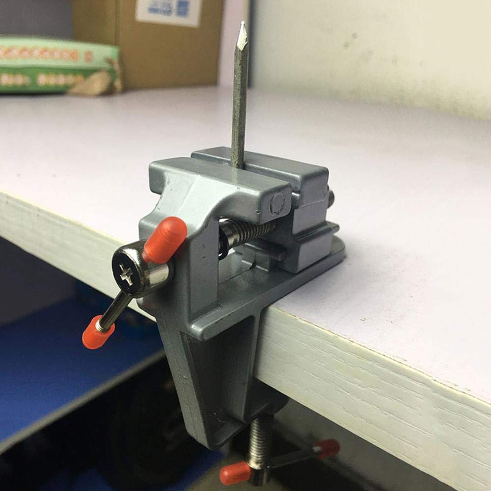 Mini Morsa Da Banco In Alluminio 3,5" Per Hobby, Gioielleria, Modellismo - Pinze Piatte Incluse