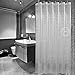 Sfoothome Heavy Duty 100% EVA 3D Effect Bath Curtain Shower Curtain or Liner Stall,Clear 72 Inch Wide 72 Inch Long