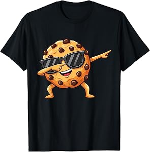 Cool Funny Cookie Dabbing Chocolate Chip Cookie Costume Kids T-Shirt