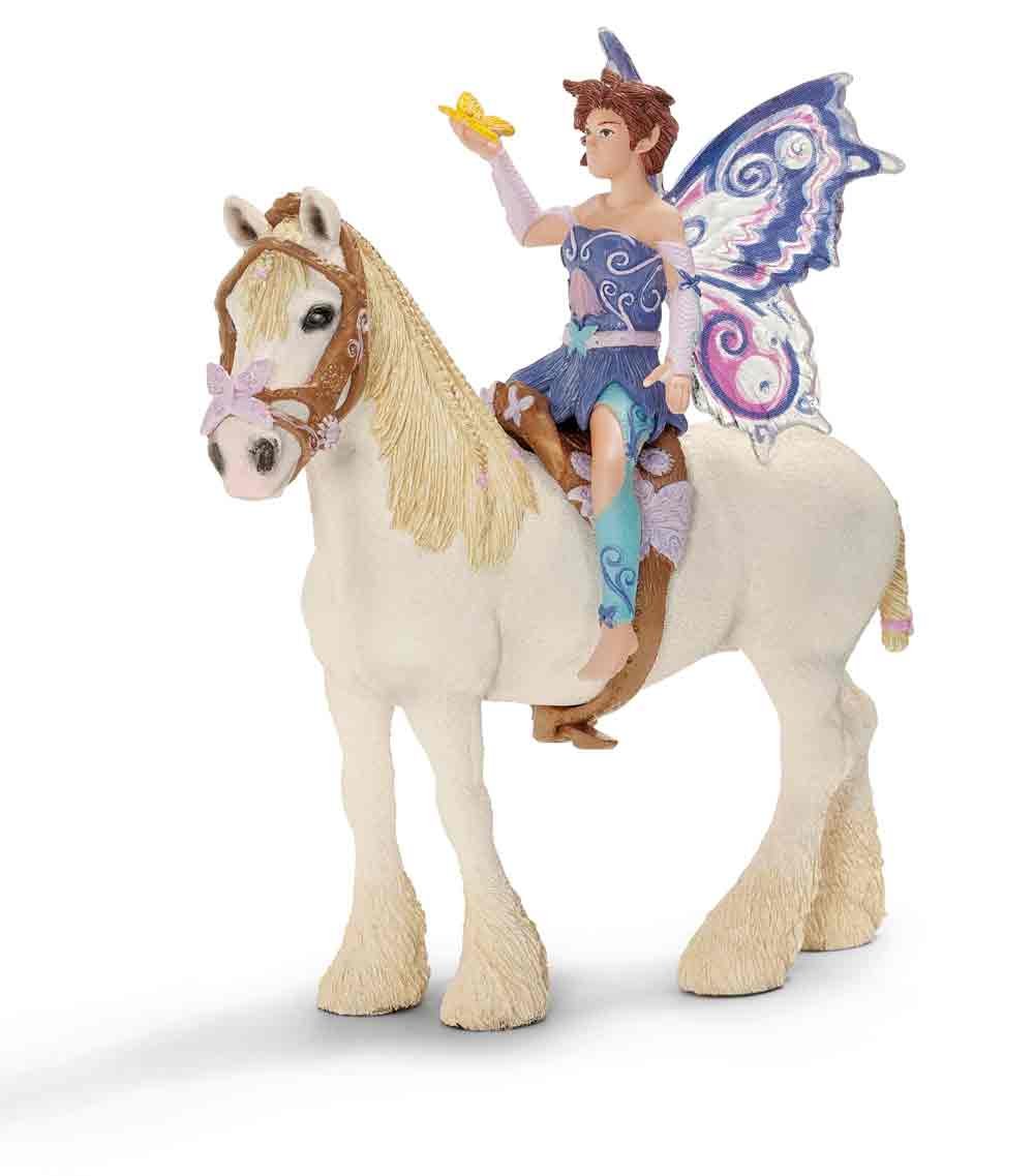 SCHLEICH Elf Riding Set Limeya
