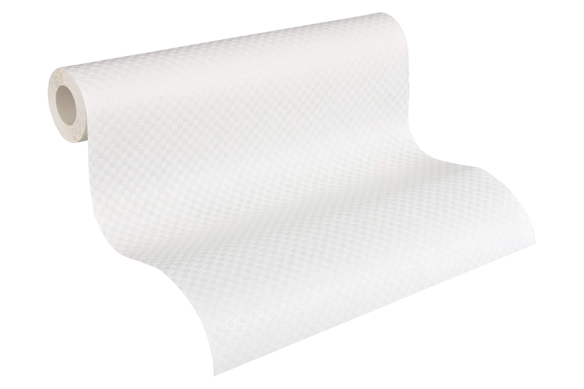 A.S. Création Paintable Non-Woven Wallpaper 10.05 x 0.53 m weiß Made in Germany 934651 9346 – 51