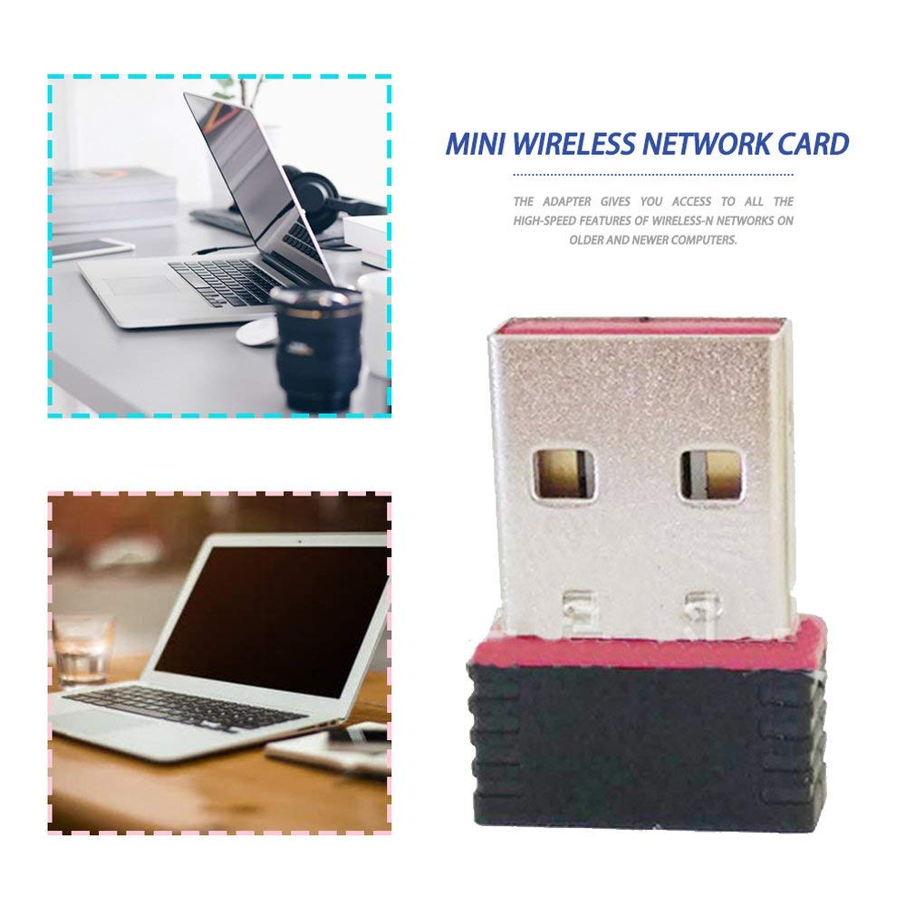 Mini PC WiFi Adapter USB WiFi Antenna Wireless Computer Network Card Mini Wireless  Computer Network Card