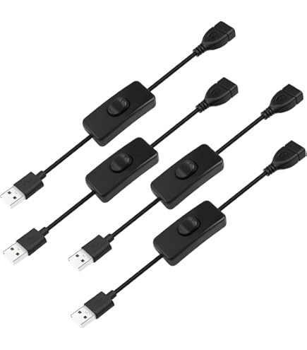 Buy Duttek Power Cord With Switch, PC Power Cord Inline Switch IEC 320 - View #12