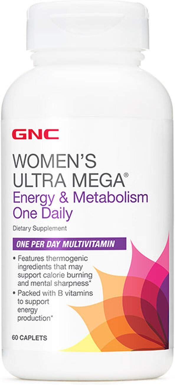 GNC Mega Women Sport One Daily Multivitamin for Women, 60 Count, For