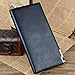 PULABO Mens Long Style Pu Leather Wallet Card Case Cash Receipt Holder Organizer